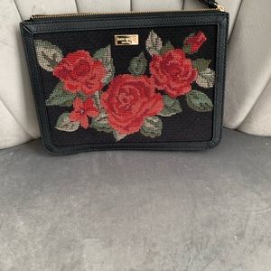 Kate spade roses wallet/clutch